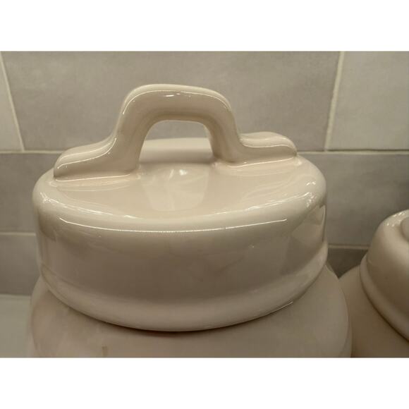 Rae Dunn Merry and Give Watercolor Christmas Canisters - Picture 12 of 13